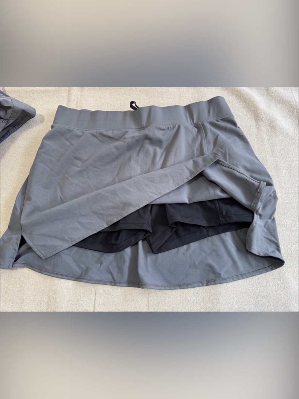 REI Women’s Active Skort in Gray and Black